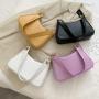 The New Pu Leather Pure Bag Small Crowd Is Fashionable And Versatile Single Shoulder Bag Wholesale Net Red Mobile Phone Bag