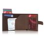 Metal Rfid Blocking Wallet Credit Card Holder Rfid Blocking Leather Aluminum Wallet