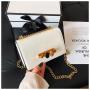 2023 New Design Lock Bag Fashion Handbags PU Leather Woman Bags Luxury Chain Bolsos Shoulder Crossbody Bag WF221020
