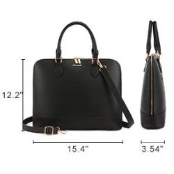 LOVEVOOK Stylish 2pcs Ladies PU Tote Bags Dome Large Fashion Crossbody shoulder Bags Handbag women Purse Laptop Briefcase