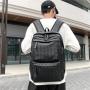 ZR116 Korean Version of Hand-woven Shoulder Versatile Leisure Travel High-capacity Male Trend Student Bag Computer Bag