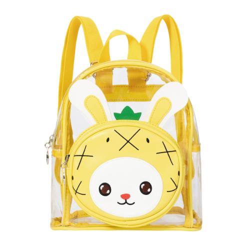 High Quality Custom Printing Backpack Transparent PVC Clear Backpack Bag