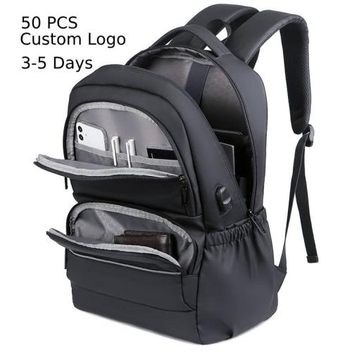 manufacturer luxury quality waterproof school bag with computer insert usb airplane bagpack travel hiking laptop backpack for m
