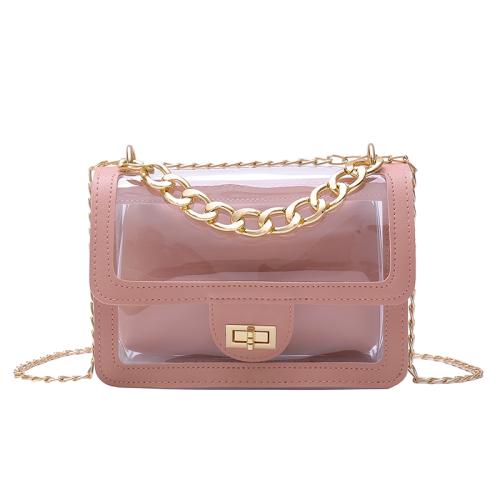 2020 new arrival transparent PVC women shoulder bag summer designer clear jelly beach bag for women