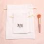 Small White Creamy Cotton Linen Drawstring Bags French Linen Gift Jewelry Bags