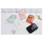 HR352 New Mobile Phone PU Zippered Banknote Clip Bag Woven Pearl Tassel Bag Cover Style Women's One Shoulder Crossbody Bag