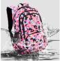 KBW674 Three-piece Children Schoolbag Girls Nylon Camouflage Junior High and High School Backpack Lightweight Shoulder Bag