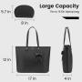 LOVEVOOK 2023 Fashion 2pcs/set PU Leather laptop Bag Large briefcase Handbags and Purses for Ladies Laptop Tote Bag for Women