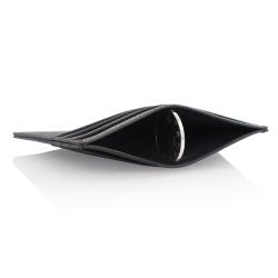 OEM/ODM genuine leather card holder wallet men slim small card holder rfid leather waller card holder