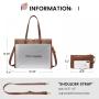 Laptop Bag for Women Vintage PU Leather Work Tote Bag 15.6 inch Business Office Computer Hand Bag Waterproof Shoulder Handbags