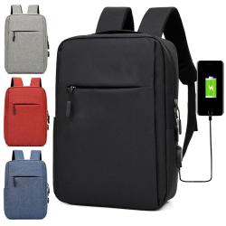 50 pcs can custom logo travel school bags wholesale large capacity smart USB laptop backpack for men women college bag mochila