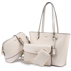 LOVEVOOK PU Leather Purse and Handbags Office Ladies Crossbody Women 4 pcs Hand Bags Set purses and handbags