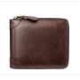 XL090  Men Wallet Luxury Classic Short Zip Style Card Holder Wallet For Men French Style Anti Water Large Capacity Purse