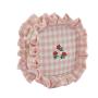 New Arrivals Factory Wholesale Top Quality Pink Personalized Gingham Toiletries Mini Cosmetic Bag Plaid Travel Pouch
