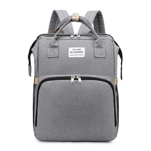 CCF655 Waterproof Baby Diaper Bag and Bed Portable Foldable Mummy Backpack Outdoor Travel Nappy Mommy Baby Diaper Bag