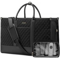 LOVEVOOK New Design Quilted Weekender Overnight Bag Gym Yoga Carry On Travel Duffel Bag With Laptop Compartment for women men