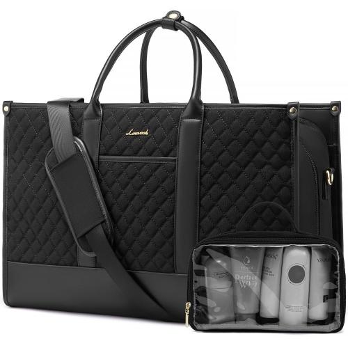 LOVEVOOK New Design Quilted Weekender Overnight Bag Gym Yoga Carry On Travel Duffel Bag With Laptop Compartment for women men
