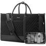 LOVEVOOK New Design Quilted Weekender Overnight Bag Gym Yoga Carry On Travel Duffel Bag With Laptop Compartment for women men
