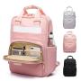 USB Waterproof Backpack Zipper Closure Large Capacity Customizable Logo Polyester Lining Casual/Sport Travel School Fashion