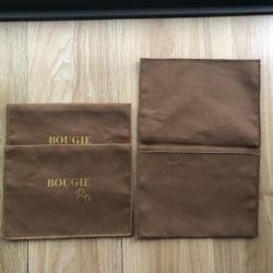 Custom Logo Printed Cotton Twill Envelop Dust Bag Cotton Envelop Pouch