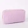 Stock Ready to Ship 4PCS S M L XL Lilac Personal Clutch Women Travel Cosmetic Pouch Beauty Storage Cases Corduroy Makeup Bag