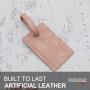 Custom logo personalized PU leather luggage tag printed bulk luggage tags for suitcases cruise essentials travel air tags