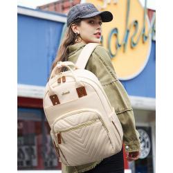 LOVEVOOK New Waterproof Stylish Bag with USB Port Lightweight Casual Daypacks Work Business Nurse school Laptop Backpack Unisex