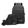 SC013 Multifunctional Fashion Business Travel Three-Piece Set School Backpack USB Charging Student Computer Backpack Laptop bag