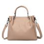 2024 Custom Vegan Leather Hand Bag For Women Ladies Purse Handbag With Metal Handle