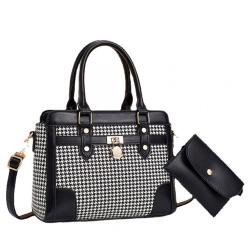 2024 Design Printed Color Contrasting Mother Bag High-capacity Women Fashion Bag Handbag Single Shoulder Diagonal Cross Bag