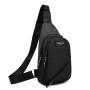 High Quality Simple Multi-Layer Casual Messenger Bag Fashion Solid Color Single Shoulder Bag Men Chest Bag