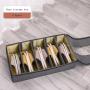 SN004 New Fashion 6 Space Storage Shoe Box Waterproof Zipper Portable Storage Shoe Bag for Travel Organizer Shoe Set Bag