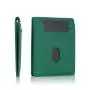 wholesale mens slim wallet minimalist genuine leather rfid blocking bifold credit card holder with gift box cartera de hombre