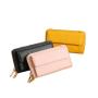 Newest Fashion PU Leather Mini Purse 2024 Solid Color Wallets Fashionable Mobile Phone Bags for Girls