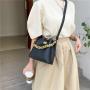 New 2023 Retro Trend Women's Bag Personalized Fashion Pu Chain Solid Color Bucket Bag Versatile High-grade Texture Shoulder Bag