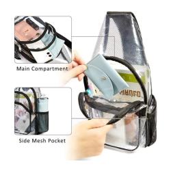 Personalized Leisure Casual Chest Bags Summer Travel Sports Gym Beach Clear Waterproof Crossbody Sling Bag