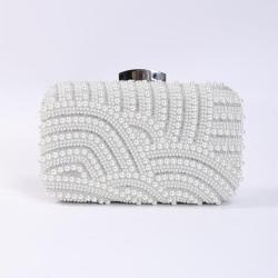 Popular Bridal Wedding Party Bag Handbag Handmade Bead Banquet Dress Pearl Bags Evening Bag For Women