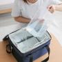 Big Square Camping Thermal Cooler Bag wIth Shoulder Strap Waterproof Oxford Cloth Cooler Lunch Box Bag