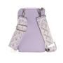 sac tendance 2024  Custom Logo Purple Cell Phone Small Crossbody Bags Shoulder Pocket Wallet 2 in 1 set Pouch Mobile Phone Bag