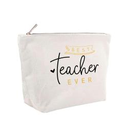 Gelory OEM Selling Factory Price Promotional Gift Canvas Travel Reusable Zipper Cosmetic Bag