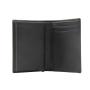 Mens luxury pop up wallet wholesale rfid blocking aluminum card case genuine leather slim bifold wallet