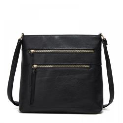 Support Customized Logo Low Moq Shoulder Bag Large Capacity Sling Crossbody Leather Bags For Women