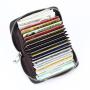 Real Leather Cool Rfid Blocking Protection Block Name Card Credit Card Case Holder Wallet Women Men