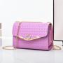 2023 Fashion Custom Mini Girl Crossbody Solid Color Luxury Bags Women Handbags With Pearl Pendent