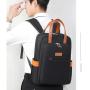 ZWY227 New Unisex Lightweight Laptop Backpack Oxford Wearable Multi-Pocket Shoulder Bag Business Work Travel Student Schoolbag