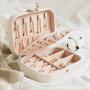 KBW621  Portable Travel Ladies Jewellery Storage Box Necklace Ring Earrings Double Household Accessories Box Jewellery Box