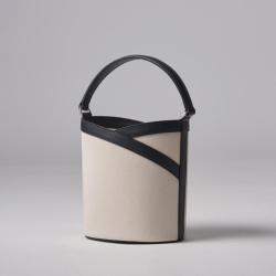 2024 Small Buckle Women's Crossbody Bag Embossed PU Leather Bucket Bags Canvas Pouch Should Bag For Girls