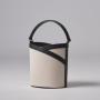 2024 Small Buckle Women's Crossbody Bag Embossed PU Leather Bucket Bags Canvas Pouch Should Bag For Girls