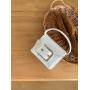 Factory direct leather buckle flap lipstick bag fashion hand bags luxury  2024 mini design shoulder bags for women