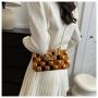 New design ladies shoulder bag mobile phone acrylic evening bags with chain decoration wedding woman bags